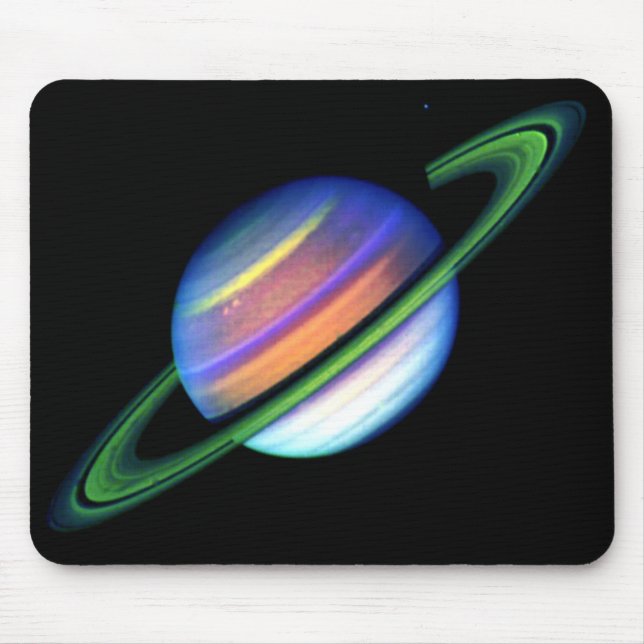 Glühendes Saturn Mousepad (Vorne)