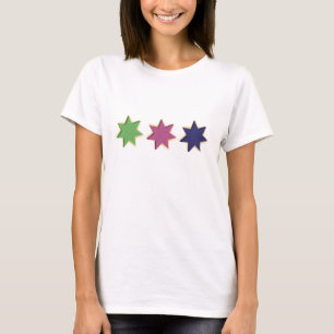 Glühendes Stern-Shirt T-Shirt