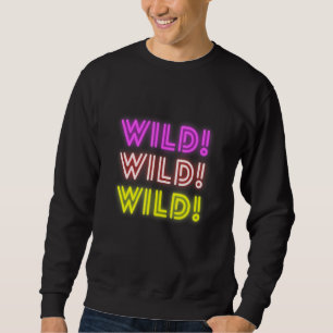 Glühendes Wild Tee Grafik Oberteil