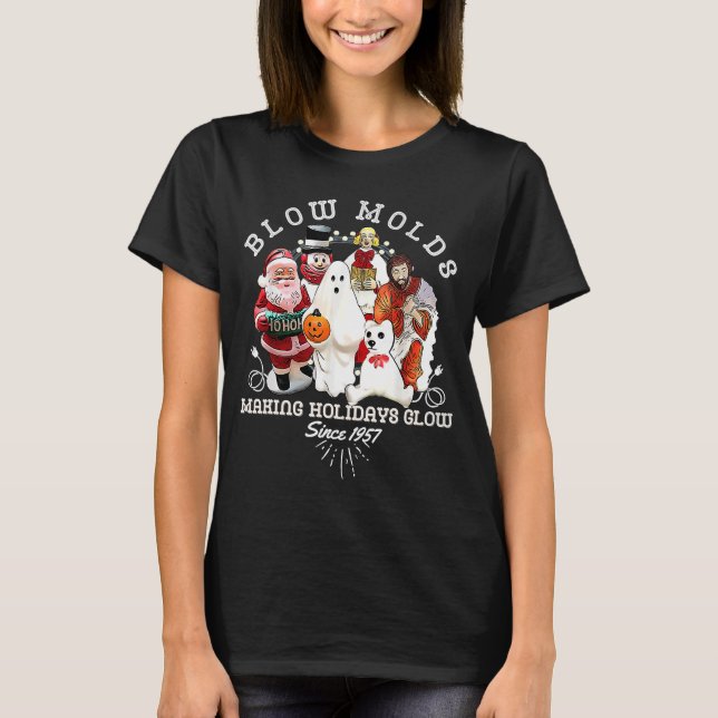 Glühformen machen Ferien glühen seit 1957 Weihnach T-Shirt (Vorderseite)