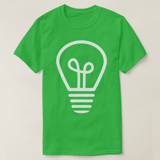 Glühlampe 1 T-Shirt (Design vorne)
