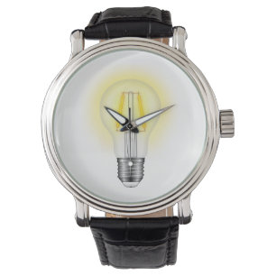 Glühlampe Armbanduhr