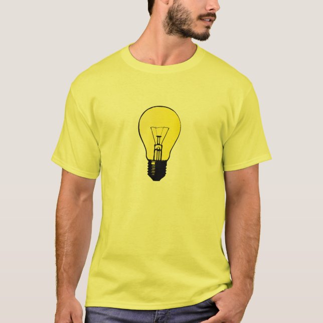 Glühlampe-Birne T-Shirt (Vorderseite)