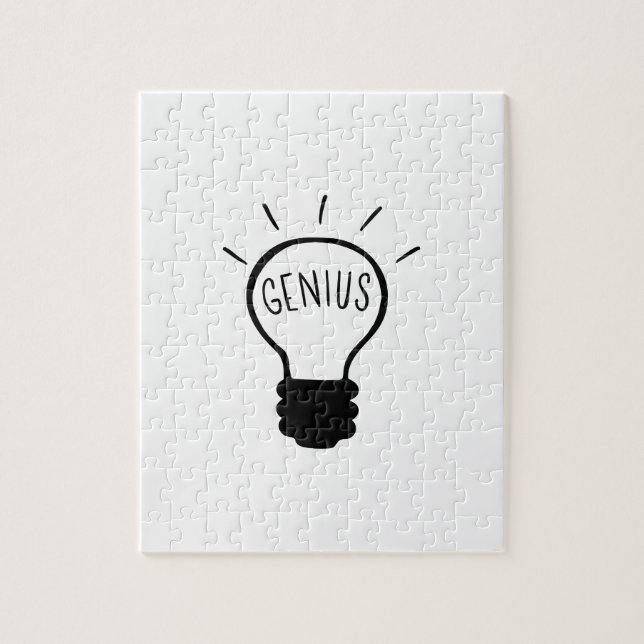 Glühlampe in Schwarzweiss (Vertikal)