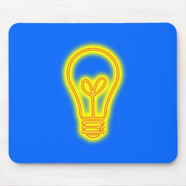 Glühlampe Mousepad (Vorne)