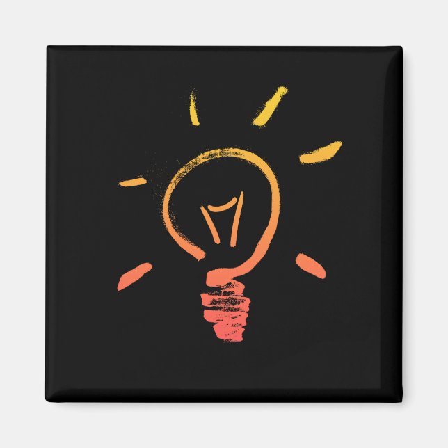 Glühlampe Retrolampe intelligenter Elektriker Magnet (Vorne)