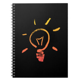 Glühlampe Retrolampe intelligenter Elektriker Notizblock