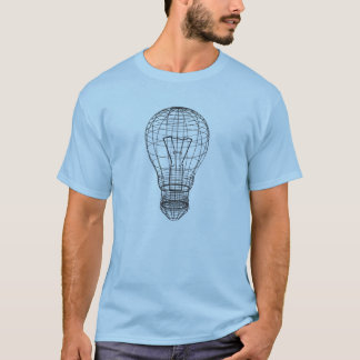 Glühlampet-shirt für ihn T-Shirt