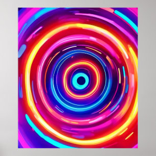 GlühLicht Vortex Poster