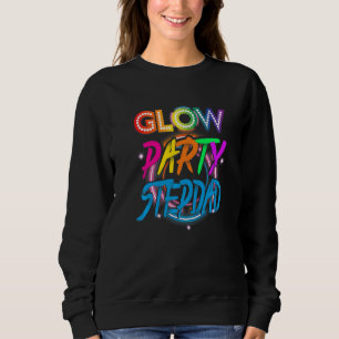 Glühparty Stiefvater Farbspritzer-Effekt Glüh-Par Sweatshirt