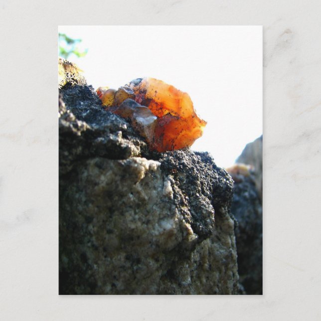 Glühstein Postkarte (Vorderseite)