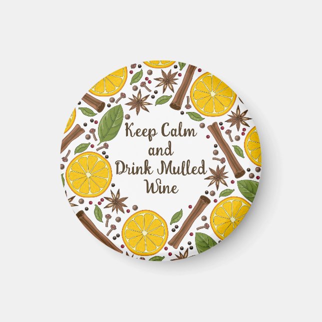 Glühwein, gewürzt magnet (Vorne)