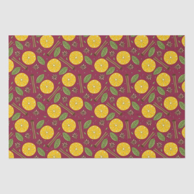 Glühwein, würzig seidenpapier (Vorderseite)