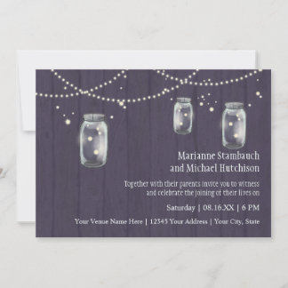 Glühwürchen-Mason-Glas-Rustikale-Landhochzeit bei Einladung
