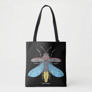 Glühwürmchen (einzeln schwarz) - Tote Tasche