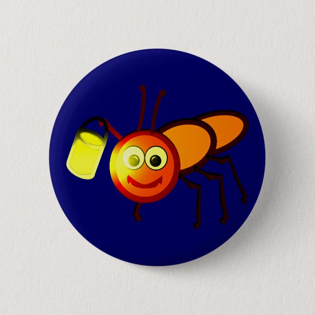Glühwürmchen firefly firebug button (Vorderseite)