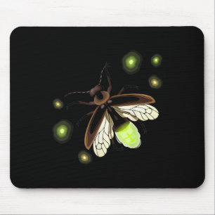 Glühwürmchen-Insekt, natürliches Camping Mousepad