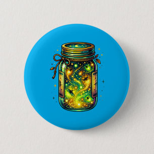 Glühwürmchen Insekten In Einem Glas Glühwürmchen B Button