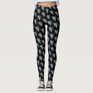 Glühwürmchen (schwarz) - Leggings