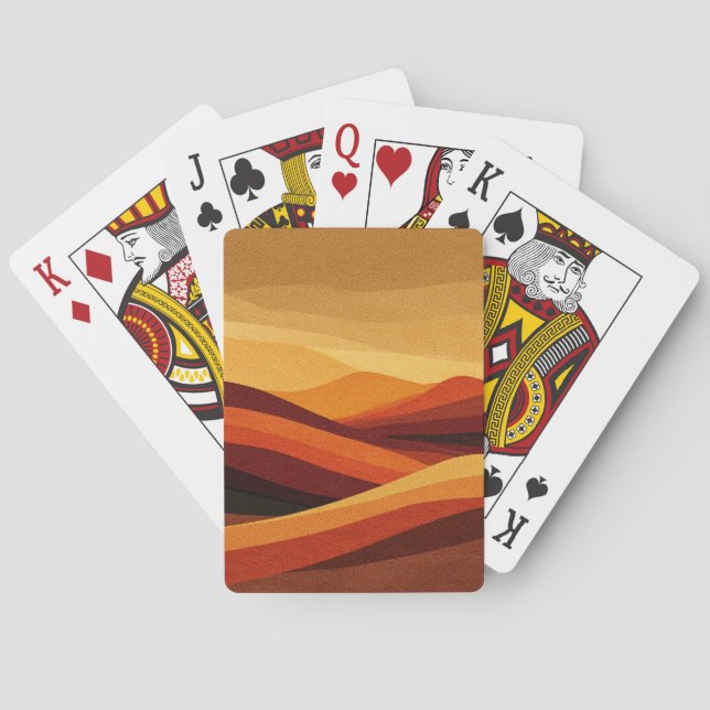 Glut der schweigenden Dünen Spielkarten (Rückseite)
