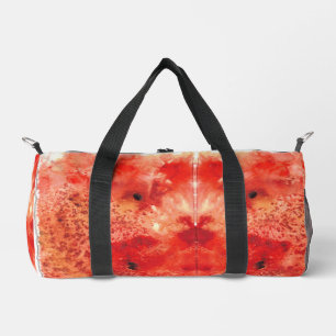 Glut entfaltet sich duffle bag