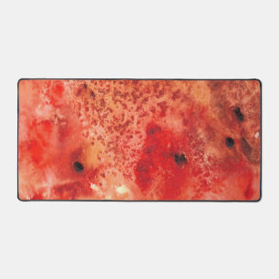 Glut entfaltet sich schreibtischunterlage