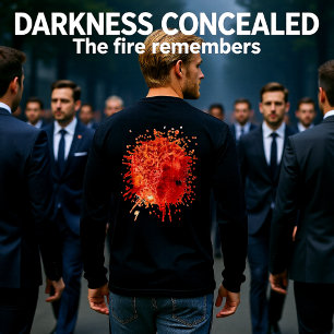 Glut entfaltet sich Tri-Blend shirt