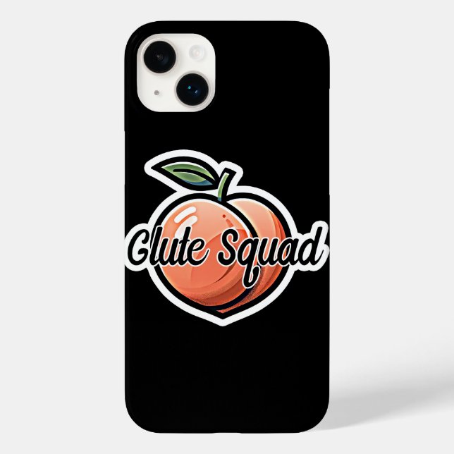 Glute Squad Peach Fitness Workout Case-Mate iPhone 14 Plus Hülle (Rückseite)