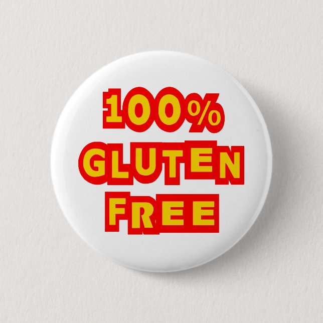 Gluten 100% geben frei button (Vorderseite)