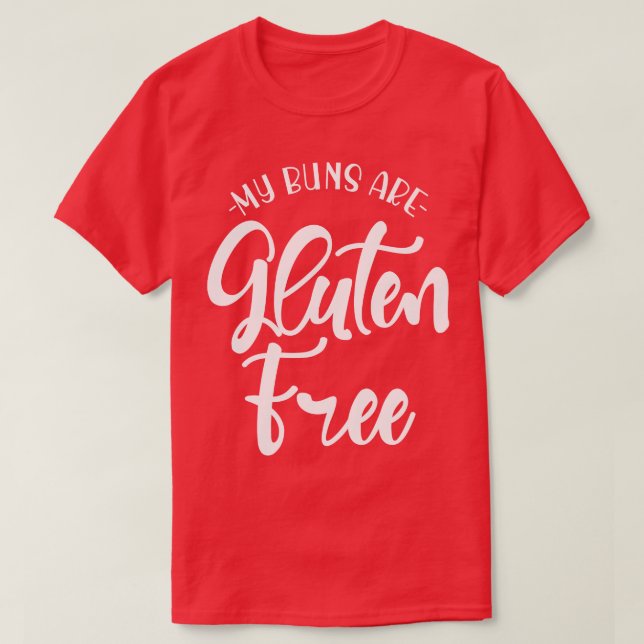 Gluten Free Baker Gift Celiac Disease Gluten Free  T-Shirt (Design vorne)