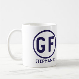 Gluten-freie personalisierte Kaffee-Tasse Kaffeetasse