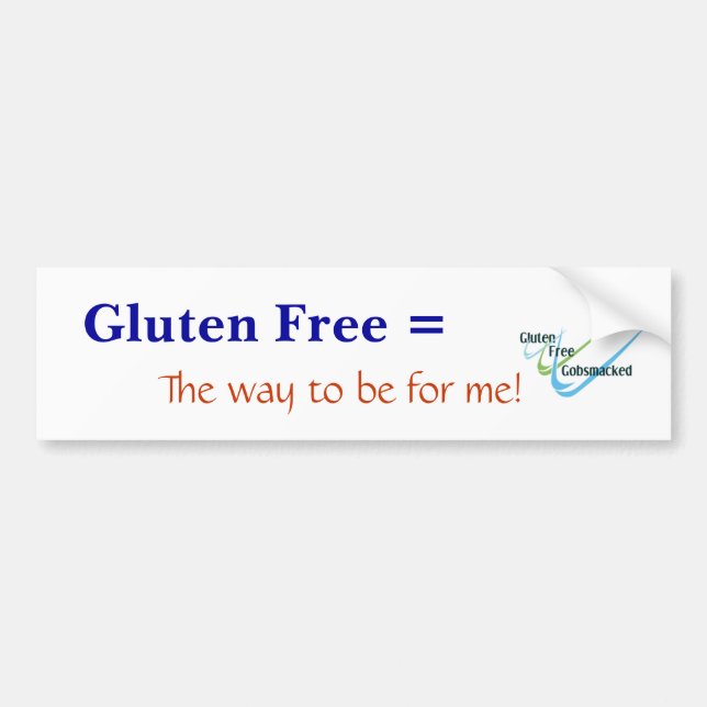 Gluten-freier Autoaufkleber - besonders (Vorne)