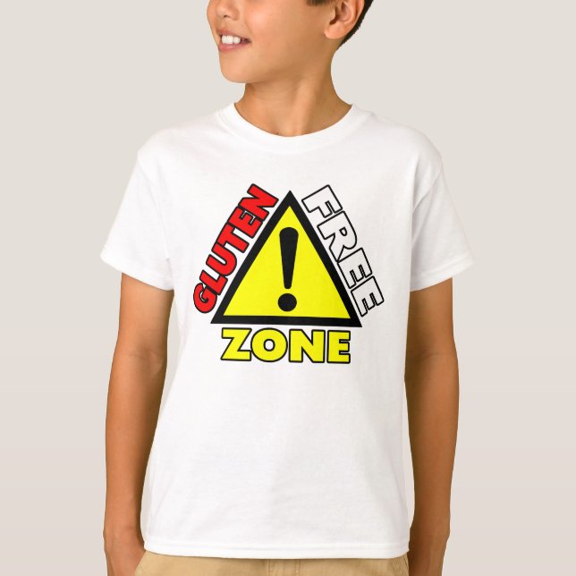 Gluten-Freihafengebiet (Zöliakie - Weizenallergie) T-Shirt (Vorderseite)