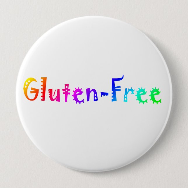 Gluten geben frei button (Vorderseite)