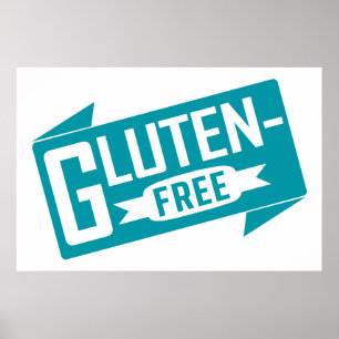Gluten geben frei poster
