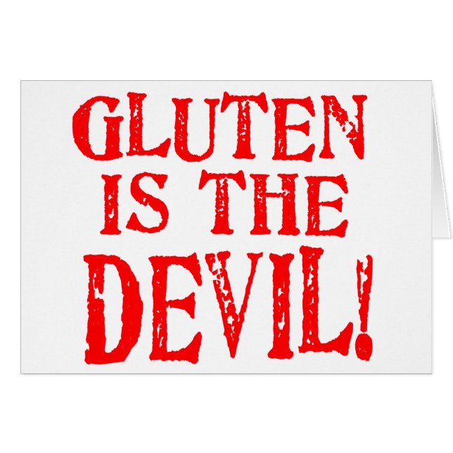 Gluten ist der Teufel (Vorderseite (Horizontal))