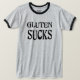 Gluten ist zum Kotzen T-Shirt (Design vorne)