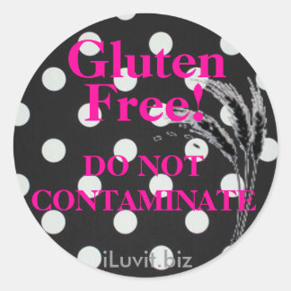 GLUTEN-KOSTENLOSE Aufkleber für Celiac-Erkrankunge