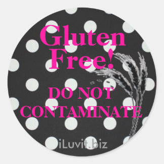 GLUTEN-KOSTENLOSE Aufkleber für die Celiac-Krankhe