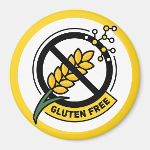 Glutenfrei-Allergen Magnet