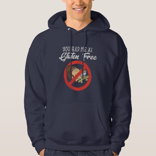 Glutenfrei, das du mir gehasst hoodie (Vorderseite)