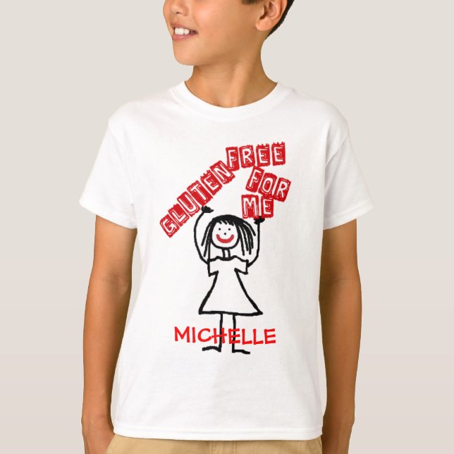 Glutenfrei für mein Mädchen T-Shirt (Vorderseite)