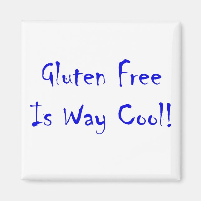 Glutenfrei ist viel Cool! Magnet (Vorne)