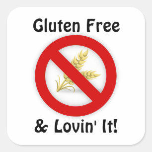 Glutenfrei & Lovin' It Stickers