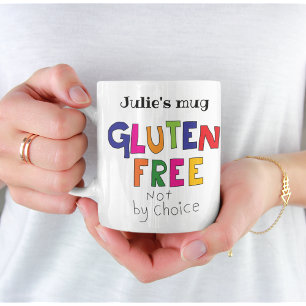 glutenfrei, nicht nach Wahl coeliac personalisiere Kaffeetasse