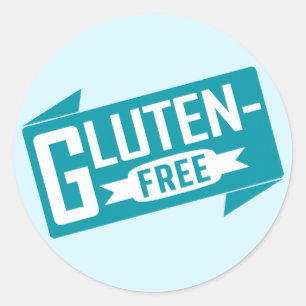 glutenfrei runder aufkleber