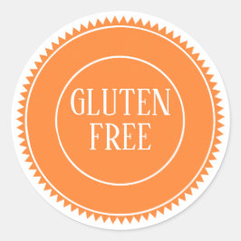 Glutenfreie Allergie Sicheres Vintages Fahrzeug Runder Aufkleber
