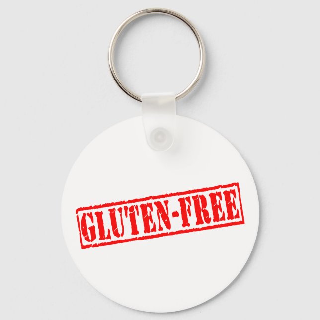 Glutenfreie Briefmarke Schlüsselanhänger (Vorderseite)