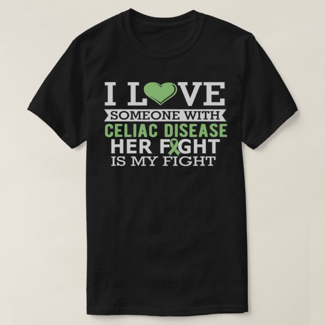Glutenfreie Ernährung Celiac-Krankheit Aufklärungs T-Shirt (Design vorne)