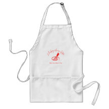 Glutenfreie gefühlte Schürze - Gluten wegschmeißen